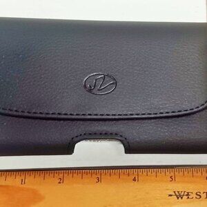 NEW Samsung Galaxy GS5L/Universal PH078 Horizontal Leather Pouch Large Black